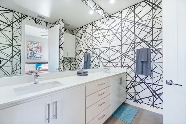 4314 Jinx Ave Unit A, Austin, TX 78745 - bathroom with double vanity