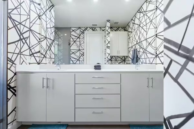 4314 Jinx Ave Unit A, Austin, TX 78745 - bathroom with double vanity