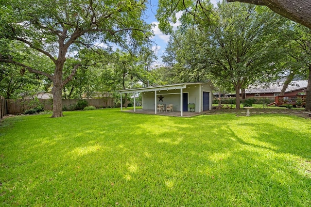 1807 Cullen Ave, Austin, TX 78757 - fenced backyard with a patio
