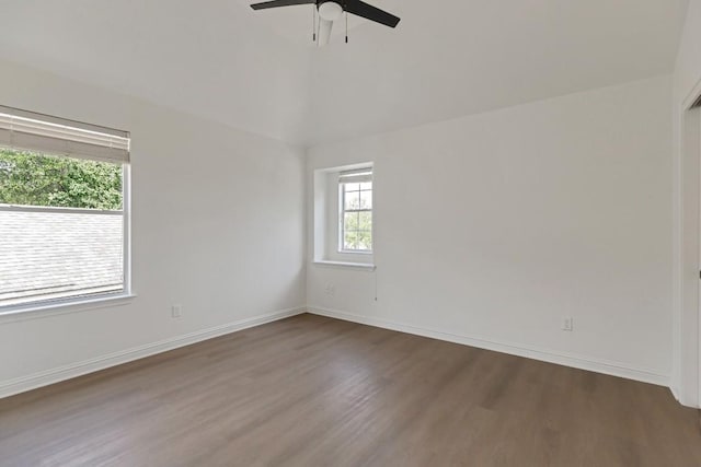 811 Zappa Dr, Cedar Park, TX 78613 - empty room with wood finished floors and ceiling fan