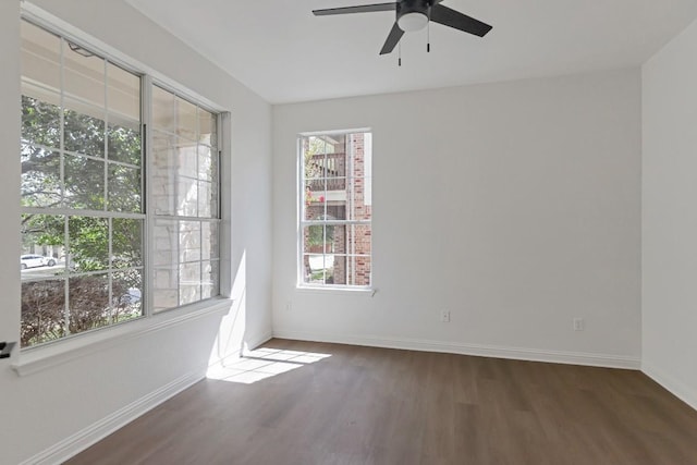811 Zappa Dr, Cedar Park, TX 78613 - unfurnished room featuring wood finished floors and a ceiling fan
