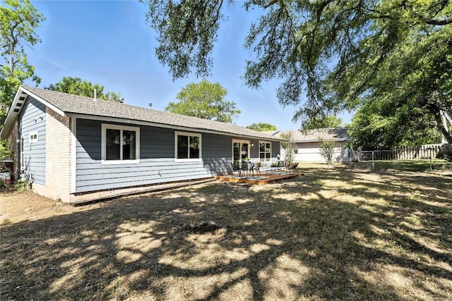 2400 Burly Oak Dr, Austin, TX 78745 - rear view of property with a patio