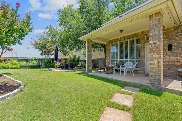 2634 Plantation Dr, Round Rock, TX 78681 - fenced backyard featuring a patio