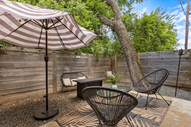 3812 Southway Dr Unit 103, Austin, TX 78704 - fenced backyard with a patio