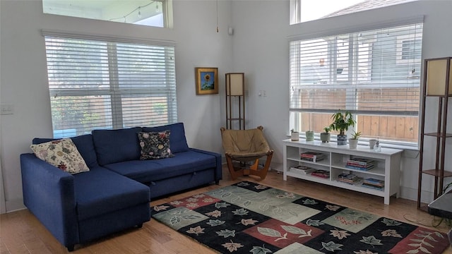 7113 Cherry Beam Path, Austin, TX 78744 - living room featuring wood finished floors