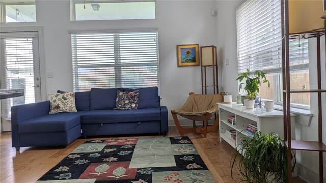 7113 Cherry Beam Path, Austin, TX 78744 - living area with wood finished floors