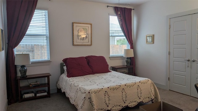 7113 Cherry Beam Path, Austin, TX 78744 - carpeted bedroom with multiple windows and a closet