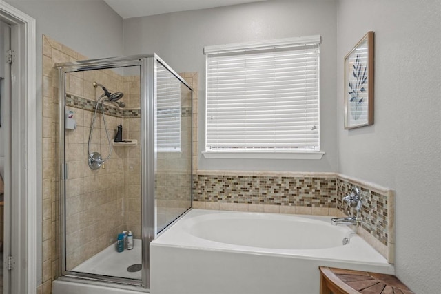 2108 Ariella Dr, Cedar Park, TX 78613 - bathroom with a bath and a shower stall