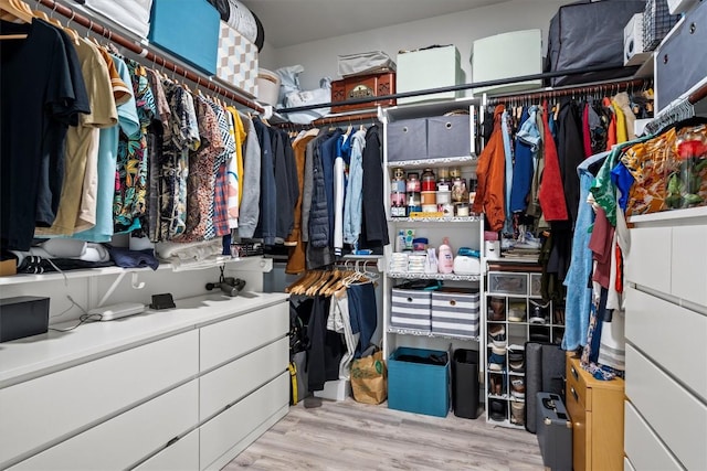 2108 Ariella Dr, Cedar Park, TX 78613 - spacious closet with wood finished floors