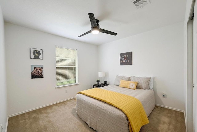 20209 Harrier Flight Trl, Pflugerville, TX 78660 - bedroom featuring carpet flooring and ceiling fan