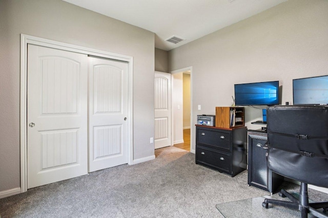 16601 Aventura Ave, Pflugerville, TX 78660 - carpeted home office featuring baseboards