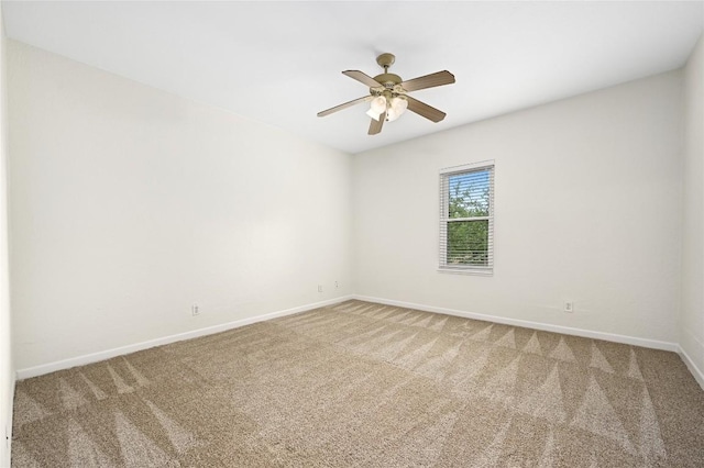 301 Crane St, Austin, TX 78734 - spare room featuring carpet flooring and ceiling fan
