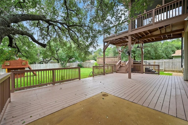 301 Crane St, Austin, TX 78734 - wooden deck featuring a fenced backyard