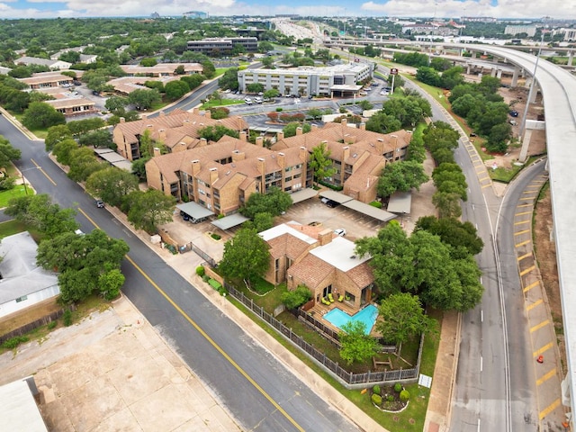 8888 Tallwood Dr Unit 1202, Austin, TX 78759 - bird's eye view of a pool area