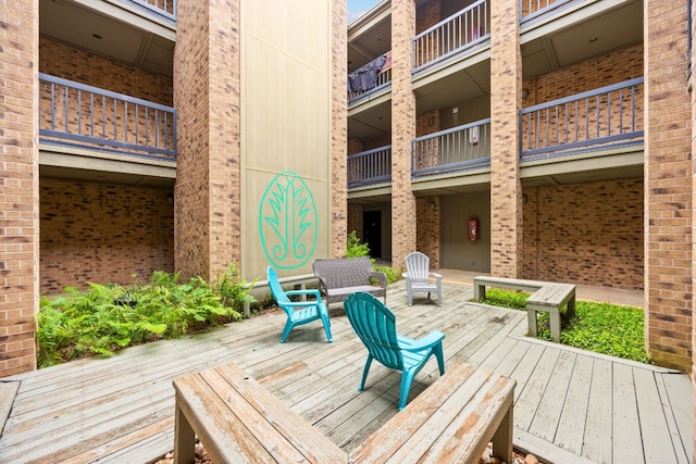 8888 Tallwood Dr Unit 1202, Austin, TX 78759 - view of wooden terrace