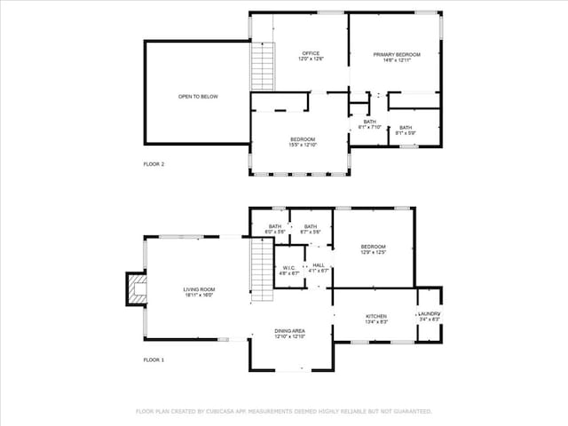 2616 Jefferson St Unit A, Austin, TX 78703 - view of floor plan / room layout