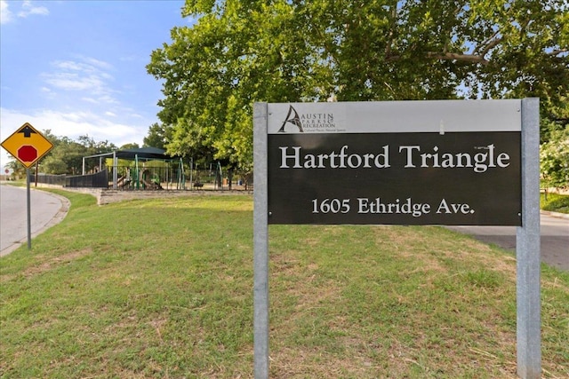 2616 Jefferson St Unit A, Austin, TX 78703 - community / neighborhood sign with a yard