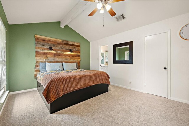 809 Windsor Rd, Round Rock, TX 78664 - bedroom with carpet flooring, ensuite bath, and ceiling fan