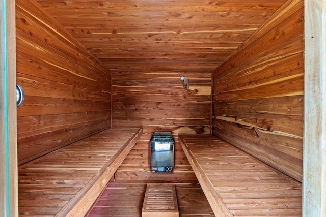 11302 Centennial Trl, Austin, TX 78726 - sauna / steam room with wood walls and wooden ceiling