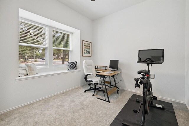2901 Rochelle Dr, Austin, TX 78748 - office with carpet flooring and a ceiling fan