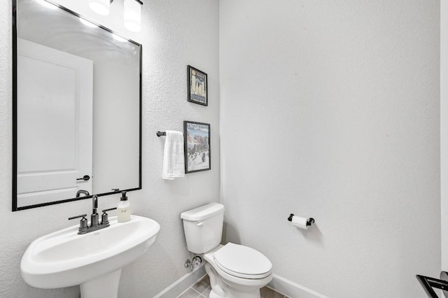 409 July Johnson Dr, Austin, TX 78737 - half bath featuring baseboards and toilet