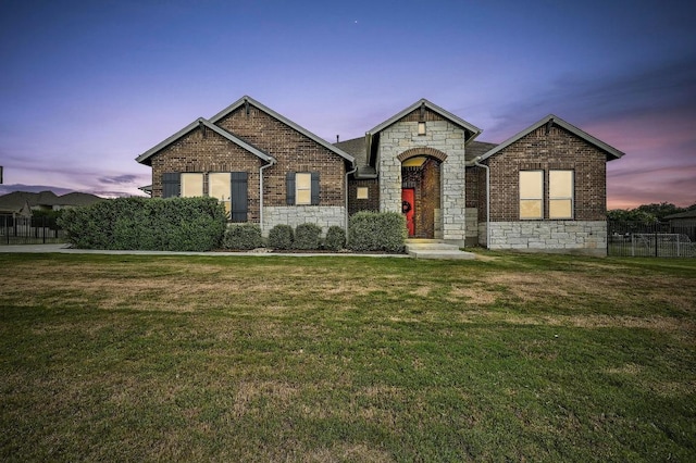 409 July Johnson Dr, Austin, TX 78737 - french country home featuring stone siding and brick siding