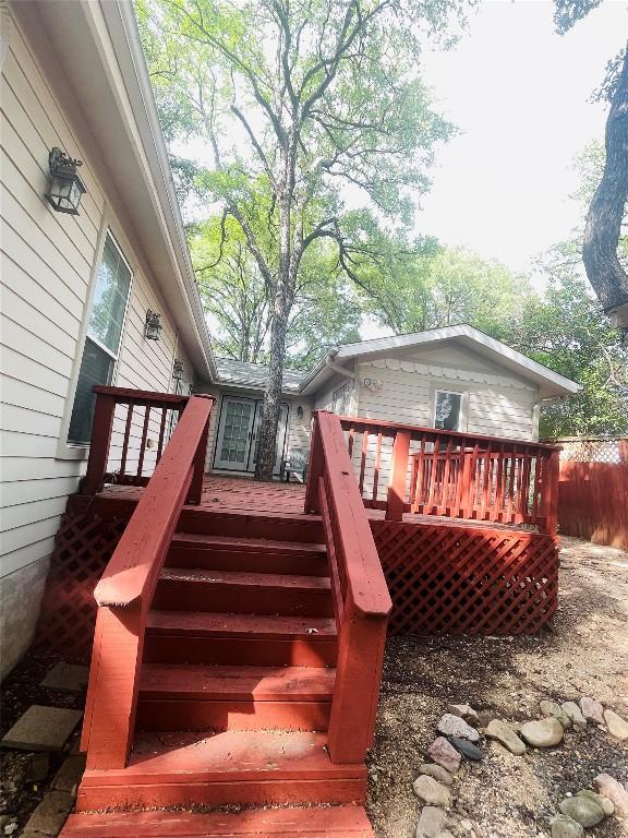 2003 Woodmont Ave, Austin, TX 78703 - deck with stairway