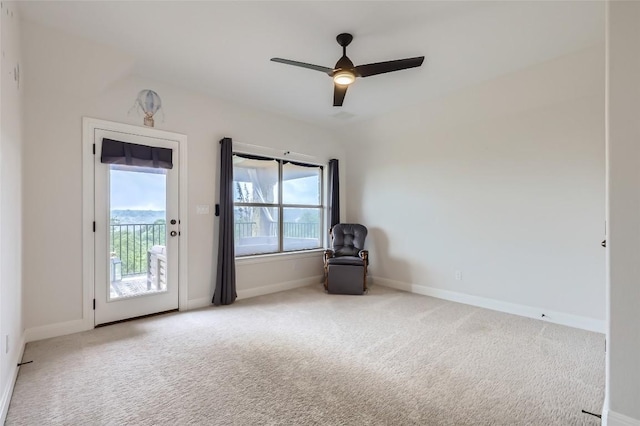 217 Emerald Ridge Dr, Austin, TX 78732 - empty room with carpet and ceiling fan
