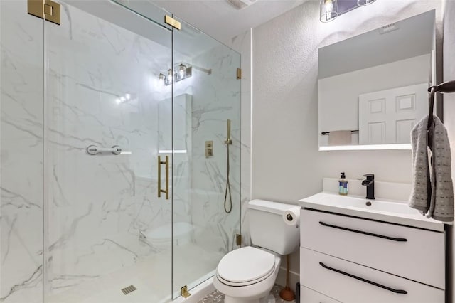 217 Emerald Ridge Dr, Austin, TX 78732 - full bath with vanity and a marble finish shower