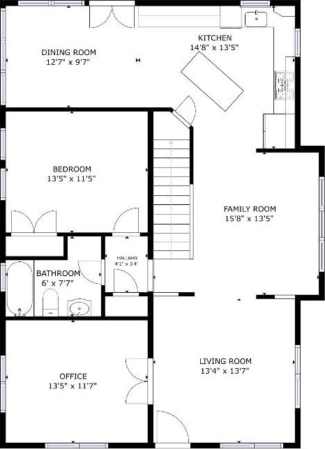 903 E 14th St, Austin, TX 78702 - view of room layout