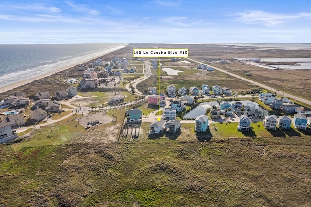 162 La Concha Blvd Unit 10, Port Aransas, TX 78373 - aerial view of residential area with expansive beach