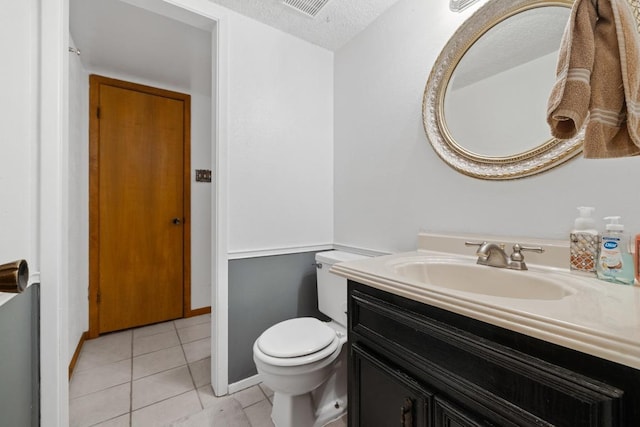 1303 Creekview Dr, Round Rock, TX 78681 - half bathroom featuring vanity and tile patterned flooring