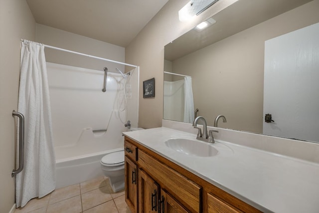 236 Lodestone Cir, Cedar Park, TX 78613 - full bath featuring vanity, tile patterned flooring, and shower / bath combination with curtain