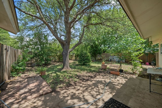 236 Lodestone Cir, Cedar Park, TX 78613 - fenced backyard featuring a patio