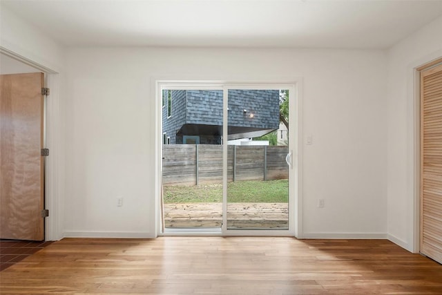 5507 Duval St Unit A, Austin, TX 78751 - entryway with wood finished floors