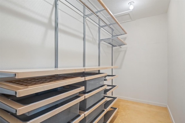 5507 Duval St Unit A, Austin, TX 78751 - walk in closet with attic access