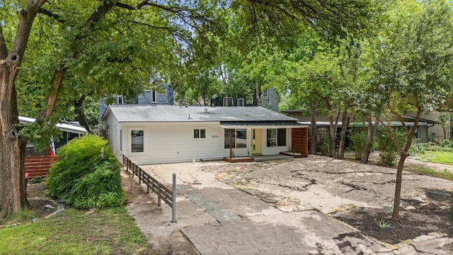 5507 Duval St Unit A, Austin, TX 78751 - back of house with driveway