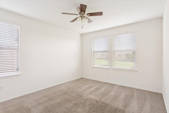 3211 Malmaison Rd, Killeen, TX 76542 - empty room with carpet and a ceiling fan