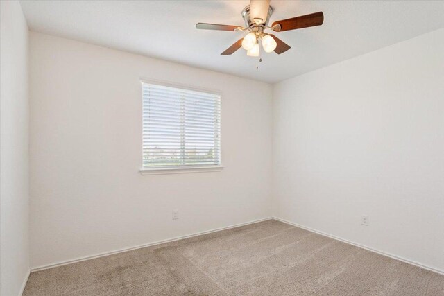 3211 Malmaison Rd, Killeen, TX 76542 - carpeted spare room with ceiling fan and baseboards