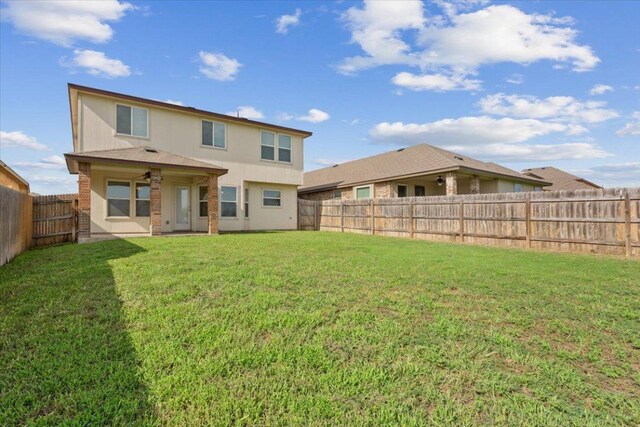 3211 Malmaison Rd, Killeen, TX 76542 - rear view of house featuring a fenced backyard
