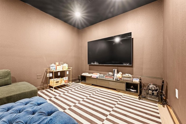 8405 Ambergill Ct, Austin, TX 78744 - living area with a textured wall