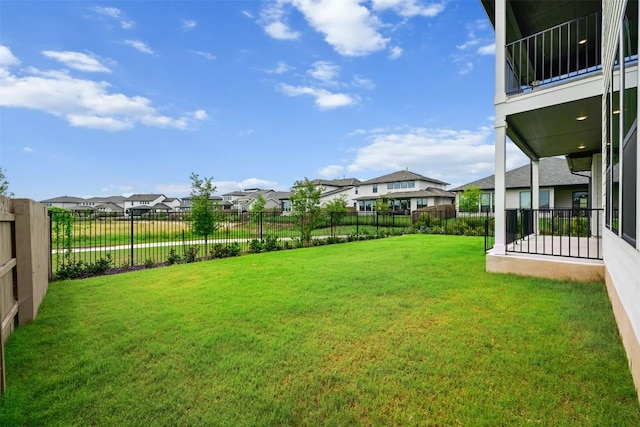 8405 Ambergill Ct, Austin, TX 78744 - fenced backyard featuring a residential view