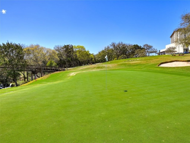 8212 Barton Club Dr Unit 9-10, Austin, TX 78735 - view of home's community with golf course view, a putting green, and a yard