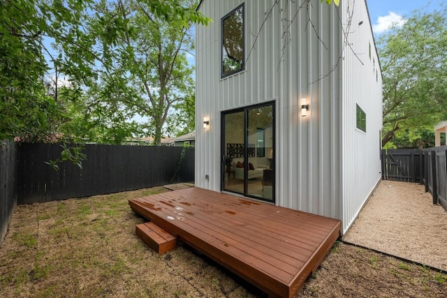 4428 Jinx Ave Unit 2, Austin, TX 78745 - wooden deck featuring a fenced backyard
