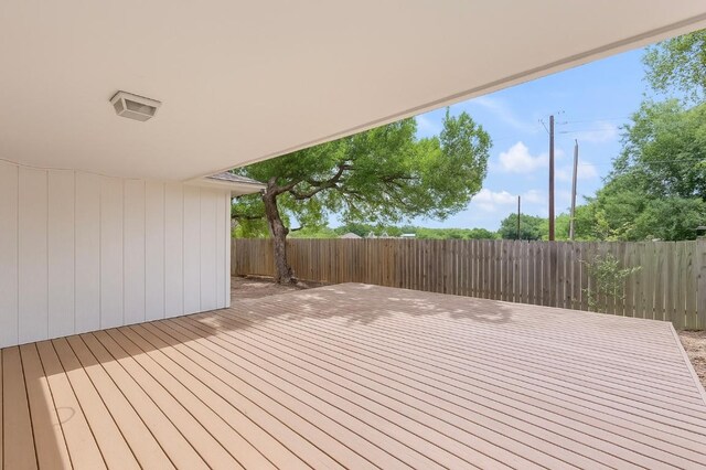 10007 Brantley Bnd, Austin, TX 78748 - wooden terrace featuring a fenced backyard