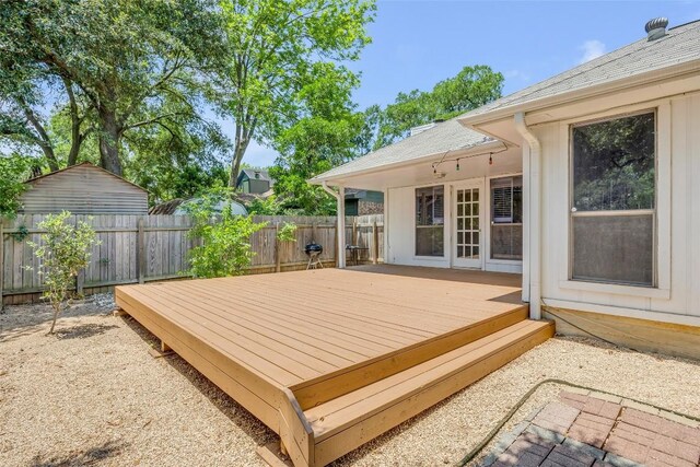 10007 Brantley Bnd, Austin, TX 78748 - wooden deck featuring a fenced backyard