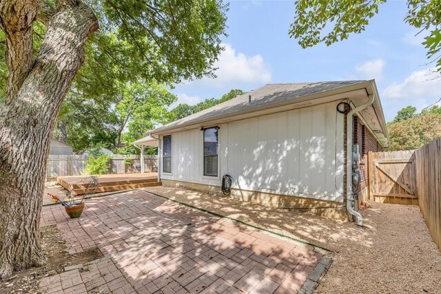 10007 Brantley Bnd, Austin, TX 78748 - rear view of property with a patio area and a fenced backyard