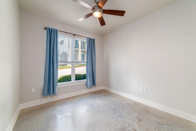1904 Cleese Dr Unit 172, Austin, TX 78741 - unfurnished room with concrete flooring and ceiling fan