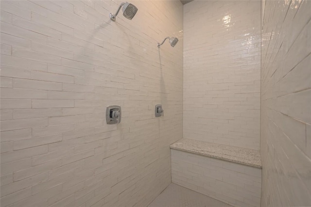 1404 Scenic Oaks Dr, Georgetown, TX 78628 - full bathroom with a tile shower