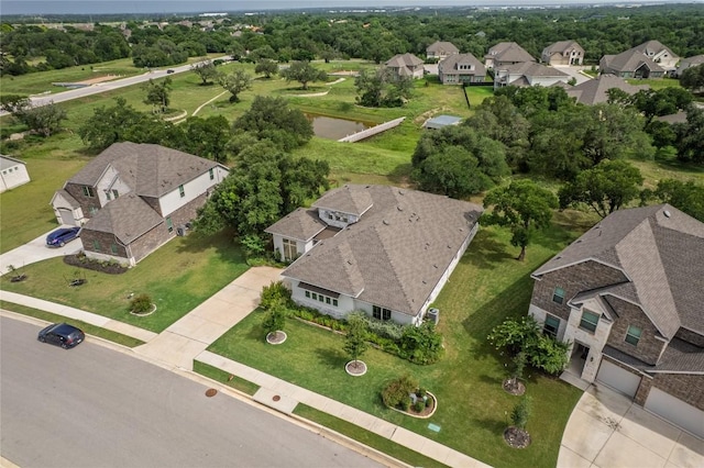 1404 Scenic Oaks Dr, Georgetown, TX 78628 - aerial view of property and surrounding area with nearby suburban area